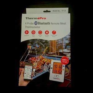 ThermoPro 4 Probe Bluetooth Remote Meat Thermometer-New in box